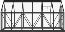 VidaXL Glas Gewächshaus Anthrazit 155x298x191 Cm Aluminium -Günstiges Laube Lust Geschäft 69b478b843eca28d2487233d477b9482