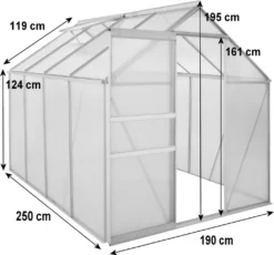 Zelsius Aluminium Gewächshaus SET, 6 Mm Platten Inkl. Fundament -Günstiges Laube Lust Geschäft 6aeba786f8dfe5ac68538ed0f160f9c5 1