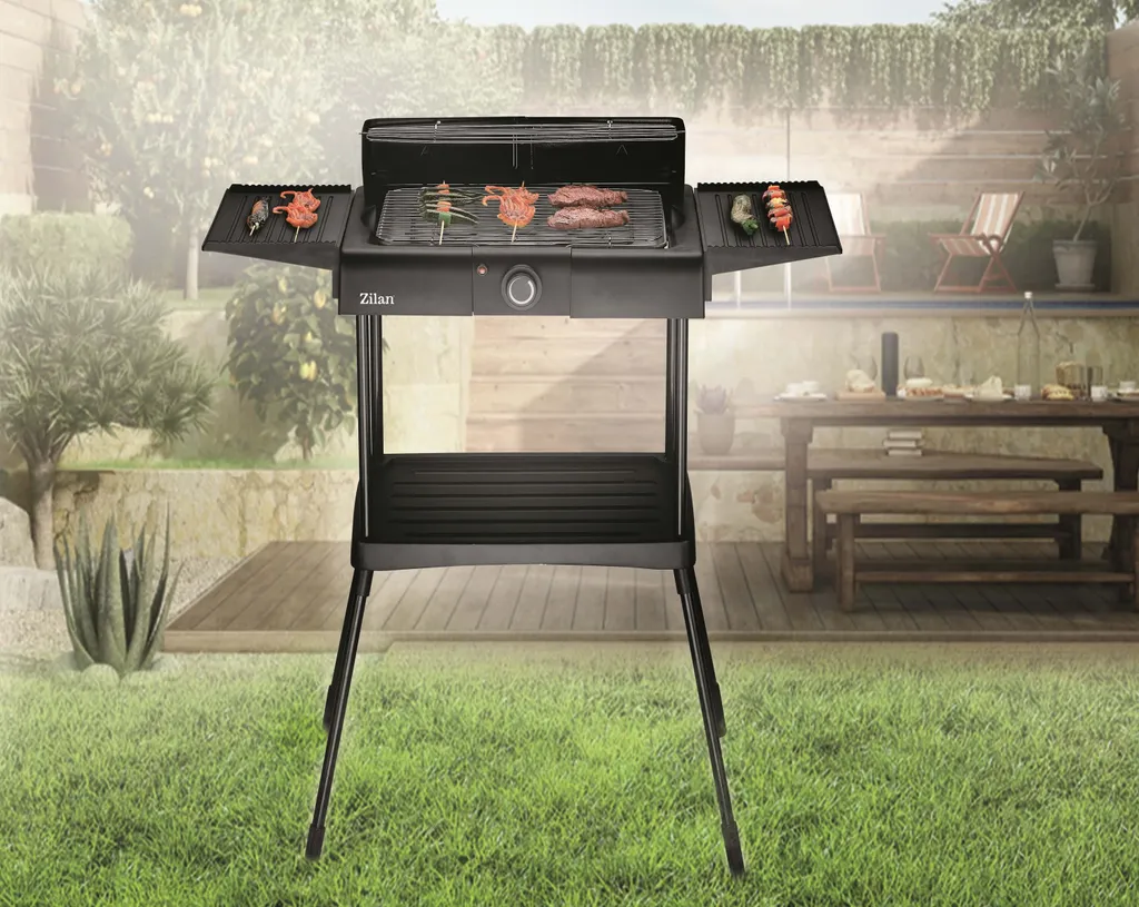 Zilan 2in1 Standgrill | Elektrogrill | Tischgrill | Partygrill | 2400 Watt 5 Zilan 2in1 Standgrill | Elektrogrill | Tischgrill | Partygrill | 2400 Watt – Bild 3