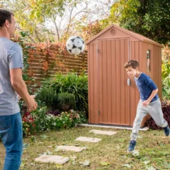Keter Gerätehaus Darwin 46 Holz-Optik -Günstiges Laube Lust Geschäft 6ccdc15d61234aecf5d7216490a6836e