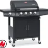 TAINO RED 4+1 Gasgrill Schwarz 4 Edelstahl Brenner Seitenkocher - Weiterentwicklung Des TAINO 4+1 PRO -Günstiges Laube Lust Geschäft 6cd0f8667165907b48fc6033b53dc09a