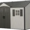 Lifetime Kunststoff Gerätehaus "Texas" Mit Doppel-Flügeltür, 381 X 244 Cm Lichtgrau 8,99 M² -Günstiges Laube Lust Geschäft 6d4a396fde25216a44de76dcca21ed5a