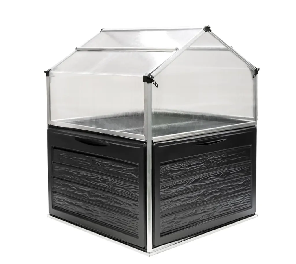 Palram Hochbeet Gewächshaus Plant Inn - Maße Aufgebaut: Ca. 118 X 146,5 X 118 Cm - Farbe: Silber 13 Palram Hochbeet Gewächshaus Plant Inn - Maße Aufgebaut: Ca. 118 X 146,5 X 118 Cm - Farbe: Silber – Bild 11