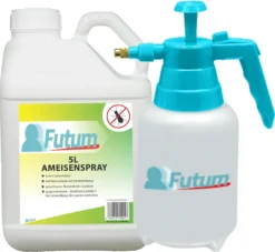 Futum 5L+2L Sprüher Ameisenmittel Spray Gift Gegen Ameisen Abwehren Bekämpfung