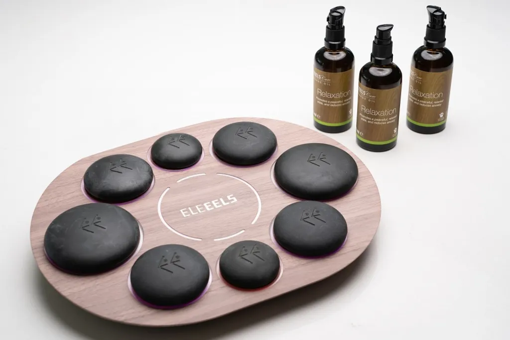 ELEEELS S1 Hot Stone Massage, Elektrisch, 8 Basalt Steine, Wärmetherapie 3 ELEEELS S1 Hot Stone Massage, Elektrisch, 8 Basalt Steine, Wärmetherapie