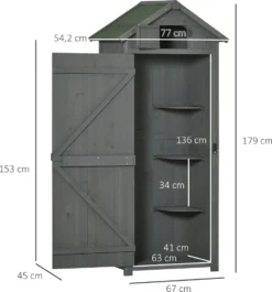 Outsunny Gartenschrank Gartenhaus Gerätehaus Geräteschuppen Mit Fachböden Asphaltdach Fenster Holz Grau+Grün 77 X 54,2 X 179 Cm 13 Outsunny Gartenschrank Gartenhaus Gerätehaus Geräteschuppen Mit Fachböden Asphaltdach Fenster Holz Grau+Grün 77 X 54,2 X 179 Cm -Günstiges Laube Lust Geschäft 6edca52c57dac21e2993c1a9177e1c70