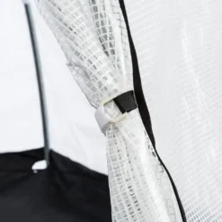 Waldbeck Greenshelter M Gewächszelt Folienzelt Überwinterungszelt , Maße: 240 X 200 Cm (ØxH) , Verzinkter Stahlrohrrahmen Ø25mm , PVC-Gitterfolie: Reißfest, Lichtdurchlässig, UV-beständig & Wasserdicht , Eingang Mit Reißverschluss , Inkl. Abspannseilen Und Heringen -Günstiges Laube Lust Geschäft 6fe978b4a89d1f23326f5a95292f9829