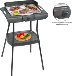 Bomann Elektrogrill / Standgrill BQS 2244 CB Grillfläche 36x25cm -Günstiges Laube Lust Geschäft 72bc0c8a8b7b950e61644fa9c52be8a0