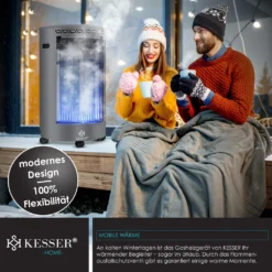 KESSER® Gasheizer Keramik 4200 Watt Gas Heizstrahler Inkl. Gasdruckregler Gasschlauch - Gasheizofen Inkl. Schutzhülle Gasheizgerät, Infrarot Keramikbrenner, Butan- Oder Propangasflaschen Bis 15 Kg, Farbe:Grau -Günstiges Laube Lust Geschäft 72e451f51efc8304ed2e88f03cc1cd20