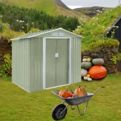 HATTORO S100 Gerätehaus Metall Gartenhaus Metallgartenhaus Geräte-Schuppen Hellgrün 21 HATTORO S100 Gerätehaus Metall Gartenhaus Metallgartenhaus Geräte-Schuppen Hellgrün -Günstiges Laube Lust Geschäft 7440d79be25eb30a4d10c7d8e905913e