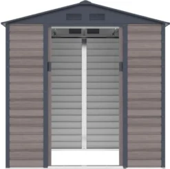 Gartenhaus Gerätehaus - 4,15 M² - Stahl - Holz-Optik - ADELMO 10 Gartenhaus Gerätehaus - 4,15 M² - Stahl - Holz-Optik - ADELMO -Günstiges Laube Lust Geschäft 74a6770136b97f6b798a8dd239480888