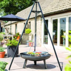 RedFire Dreibein Grill Schwarz 172 Cm BBQ TRIPOD