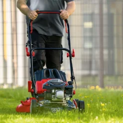 Scheppach Benzin Rasenmäher 46cm Schnittbreite 3,5PS 150ccm 55L 5in1 MP150-46 -Günstiges Laube Lust Geschäft 764f3ad312fb5762afee75309bde91b4