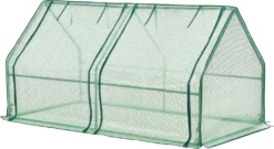 Mini Gewächshaus Nissewaard 180x90x90cm Foliengewächshaus Für Draußen Treibhaus Mit Reißverschluss Und 2 Fenstern Gitternetzfolie Grün -Günstiges Laube Lust Geschäft 7658af8df73476781546aa996e93e257