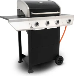 Nexgrill 3B Classic Gasgrill I 3 Brenner Gas Grill Mit Seitenbrenner I Grillwagen Mit Grillthermometer, Seitenablage Und Seitenkochfeld