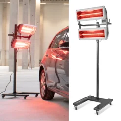 STAHLWERK Infrarot Lacktrockner 2.400 W Mit Stativ Infrarottrockner IR Strahler -Günstiges Laube Lust Geschäft 76c4afe1c21917d1228361da09849037