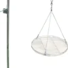 Edelstahl Grillgalgen Mit Kurbel + Seil (Höhe 180 Cm) + Ø 70 Cm Edelstahl Grillrost / Nur 10mm Lichter Stababstand -Günstiges Laube Lust Geschäft 76e7b30f3becbdb7cedb54c4229255bf