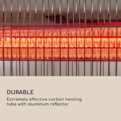 Blumfeldt Dark Wave Infrarotstrahler, Heizstrahler Terrasse, MinimalGlare Heating Tube: Goldbeschichtete Carbonröhre, 9 Heizstufen, Timer, IP65, LED-Display, Deckenheizstrahler Mit 2000 W 19 Blumfeldt Dark Wave Infrarotstrahler, Heizstrahler Terrasse, MinimalGlare Heating Tube: Goldbeschichtete Carbonröhre, 9 Heizstufen, Timer, IP65, LED-Display, Deckenheizstrahler Mit 2000 W -Günstiges Laube Lust Geschäft 76ffe5d486fef0a2959677154dfac015