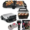 Tefal 3in1 Kontaktgrill Plus Hamburgerpresse + Reinigungsbürste + Rezeptheft 2000W GC3060 -Günstiges Laube Lust Geschäft 78326cad68483bdc2b917a6bc0b68c58