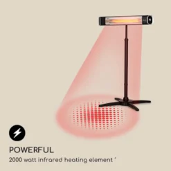 Blumfeldt Dark Wave Infrarotstrahler, Heizstrahler Terrasse, MinimalGlare Heating Tube: Goldbeschichtete Carbonröhre, 9 Heizstufen, Timer, IP65, LED-Display, Deckenheizstrahler Mit 2000 W 16 Blumfeldt Dark Wave Infrarotstrahler, Heizstrahler Terrasse, MinimalGlare Heating Tube: Goldbeschichtete Carbonröhre, 9 Heizstufen, Timer, IP65, LED-Display, Deckenheizstrahler Mit 2000 W -Günstiges Laube Lust Geschäft 790876d1a0bf5b6a9329f014b5840e22