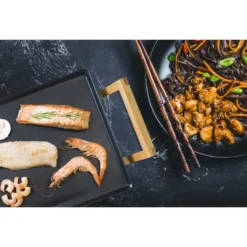 Bestron Elektrischer Tischgrill, XXXL Plancha-/Teppanyaki-Grillplatte Mit Antihaftbeschichtung, Grillspaß Für Bis Zu 10 Personen, Extra Lange Grillfläche, 2.000 Watt, Farbe: Schwarz 22 Bestron Elektrischer Tischgrill, XXXL Plancha-/Teppanyaki-Grillplatte Mit Antihaftbeschichtung, Grillspaß Für Bis Zu 10 Personen, Extra Lange Grillfläche, 2.000 Watt, Farbe: Schwarz -Günstiges Laube Lust Geschäft 7976be0857f61dece6445ec76f5aa64f