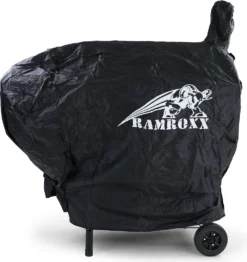 RAMROXX® BBQ XL Smoker Holzkohle Barbecue Grill RX970 Schwarz Mit Abdeckung -Günstiges Laube Lust Geschäft 7a04aa581d4f63b6aad3a4b8a185298f