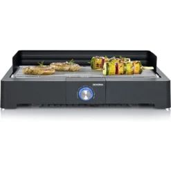 SEVERIN Tischgrill PG 8560 2.200 Watt Schwarz -Günstiges Laube Lust Geschäft 7a77143fecfc047d4f5560c0c9995d1c