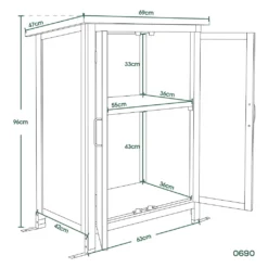 MCombo Gartenschrank Gerätehaus Geräteschuppen Garten Schuppen Schrank Holz 1200 -Günstiges Laube Lust Geschäft 7abaa48cc2f2c5c8b7206415106c947e