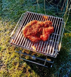 CampFeuer Edelstahl Faltgrill | 22 X 20,5 X 27 Cm | Outdoor Camping Klappgrill -Günstiges Laube Lust Geschäft 7ae02f8571b380618f3df8a41faee417