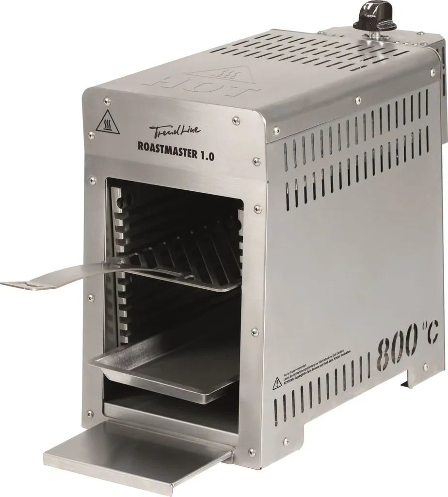 TrendLine Roastmaster 1.0 800 Oberhitze Gasgrill Grillrost: 16,2 X 26,5 Cm 3 TrendLine Roastmaster 1.0 800 Oberhitze Gasgrill Grillrost: 16,2 X 26,5 Cm