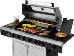 Tepro Edelstahl Gasgrill Keansburg 6 Special Edition, 6-Brenner Inkl. Powerzone Plus Infrarot-Backburner Plus Infrarotseitenbrenner -Günstiges Laube Lust Geschäft 7c30c776a99bbcaa7f4b03e4195d392c