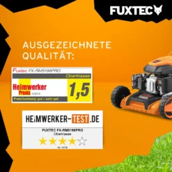 FUXTEC Benzin Rasenmäher FX-RM5196PRO 51cm Schnittbreite Mäher 6PS Benzinmäher -Günstiges Laube Lust Geschäft 7c4e7a39171635aad0b0239b79022c8f