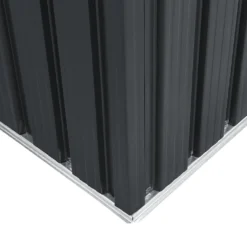 Juskys Metall Gerätehaus S Mit Pultdach, Schiebetür & Fundamentrahmen - 1,4 M² - 161 X 86 X 181 Cm - Anthrazit - Geräteschuppen Gartenhaus Schuppen -Günstiges Laube Lust Geschäft 7cb6dc71042090d9fe274e7b46823f7f