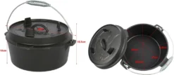 El Fuego Dutch Oven 3,5 L, Deckel 1,0 L, AY4611 -Günstiges Laube Lust Geschäft 7cbebf862a1651d19fb752962d2a4482