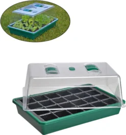 HI Mini-Gewächshaus 38x24,5x18 Cm Transparent -Günstiges Laube Lust Geschäft 7cc2eced8916d518995cb38b693789d3