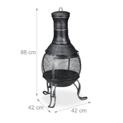 Relaxdays Terrassenofen In Silber -Günstiges Laube Lust Geschäft 7cd05917d9cd517421e9aeb9ca2893ac