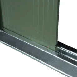 Outsunny Gerätehaus, Gartenhaus, Geräteschuppen Mit Schiebetür, Lüftungsfenster, Pultdach, Outdoor, Stahl, Hellgrün, 277 X 130 X 173 Cm -Günstiges Laube Lust Geschäft 7cf0d133d67c48c7bda3ee0ee3042339