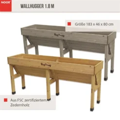Hochbeet Wallhugger183x46x80 Cm VegTrug -Günstiges Laube Lust Geschäft 7e18c4cd7325c7e8dc63e80fccfb703f