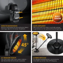 Kesser® 2000 Watt Infrarot Heizstrahler Standheizer Terrassenheizung Terrassen Strahler 12 Kesser® 2000 Watt Infrarot Heizstrahler Standheizer Terrassenheizung Terrassen Strahler -Günstiges Laube Lust Geschäft 7e1c643ed337529516fd3689e5e51fb2