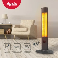 2000 Watt Stand Heizstrahler, 4 Heizstufen Mit Fernbedienung, Kohlenstoff Infrarotstrahler Für Innen- & Außenbereich 15 2000 Watt Stand Heizstrahler, 4 Heizstufen Mit Fernbedienung, Kohlenstoff Infrarotstrahler Für Innen- & Außenbereich -Günstiges Laube Lust Geschäft 7e5269a5e2da29481349ce8abf2ba9b2