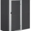 VidaXL Geräteschuppen Anthrazit 180,5x97x209,5 Cm Verzinkter Stahl -Günstiges Laube Lust Geschäft 7e91b84b97c0d2c7c77b90c1f316d24a