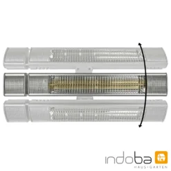 Indoba Heizstrahler 2000W Mit Fernbedienung - Infrarotheizer - Wandmontage - Mit 3 Leistungsstufen - IND-70140-IRV2000FB -Günstiges Laube Lust Geschäft 7e9274e2ae7fbd017db020ea1bad2d42