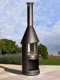 BUSCHBECK Edelstahlgrillkamin Sydney Dunkelgrau Maße L72 X B72 X H250 Cm Dunkelgrau -Günstiges Laube Lust Geschäft 7f71ebaae5ad2ba9796fbb9c32a3256d