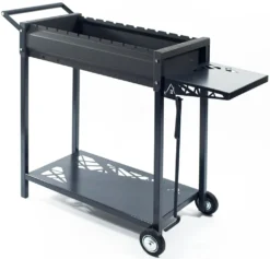 Mangal Mai Schaschlikgrill Seitenablage Schüreisen Räder