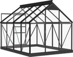 Chunhe Glas Gewächshaus Anthrazit 155x200,5x191 Cm Aluminium 11 Chunhe Glas Gewächshaus Anthrazit 155x200,5x191 Cm Aluminium -Günstiges Laube Lust Geschäft 80394a555639489a3bbf1c1bca8ad1c2