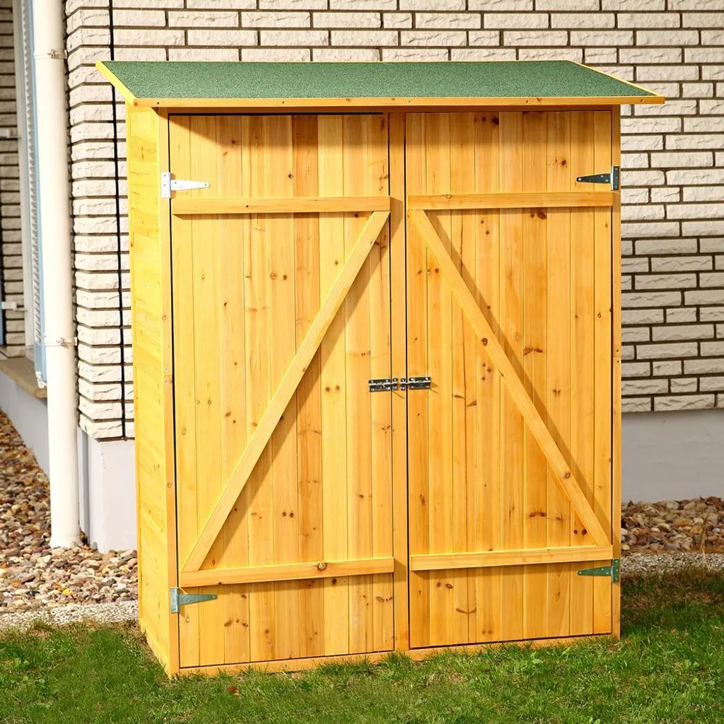 Melko Geräteschuppen XXL Gartenschrank Holz Gerätehaus Gartenhaus Gartenschuppen 4 Melko Geräteschuppen XXL Gartenschrank Holz Gerätehaus Gartenhaus Gartenschuppen – Bild 2