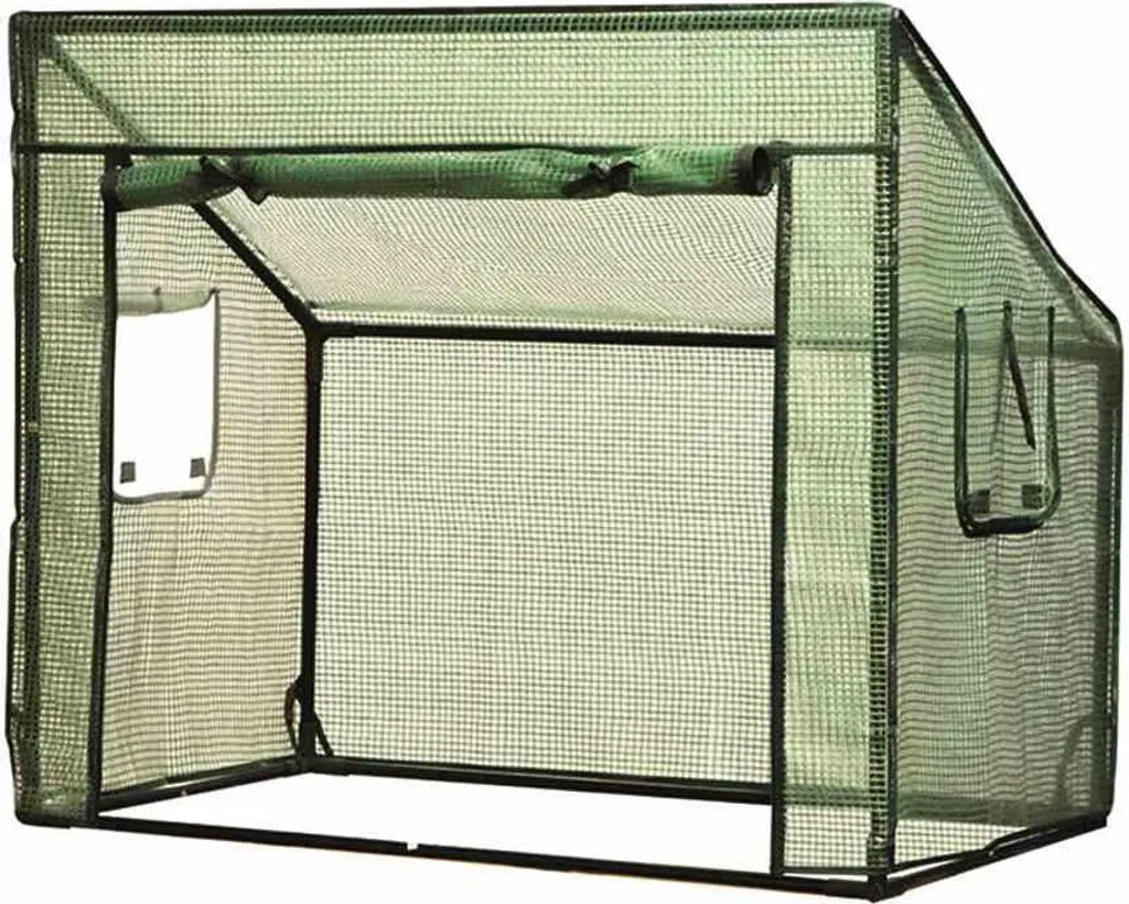 Siena Garden 405-431 Gewächshaus Aus PE Gitterfolie Für Hochbeet, 100 X 60 X 86/52 Cm, Grün (1 Stück) 5 Siena Garden 405-431 Gewächshaus Aus PE Gitterfolie Für Hochbeet, 100 X 60 X 86/52 Cm, Grün (1 Stück) – Bild 3