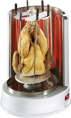 Syntrox Gyrosgrill Chef Grill RO-1400W-W Dönergrill Weiß -Günstiges Laube Lust Geschäft 818ae0f23d0e1bddf9343ff90da64324