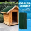 15 Stück Trapezblech 115x45 Cm Profiblech SET Inkl. Schrauben 7,7 M² Wandblech Dachblech Grün -Günstiges Laube Lust Geschäft 81f05865bb6102e28c3f2adb80b1e443