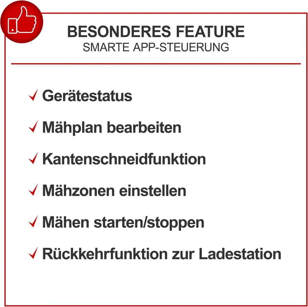 Scheppach Mähroboter RoboCut XL600 20 V/2,5 Ah 18 Cm Schnittbreite 10 Scheppach Mähroboter RoboCut XL600 20 V/2,5 Ah 18 Cm Schnittbreite – Bild 8